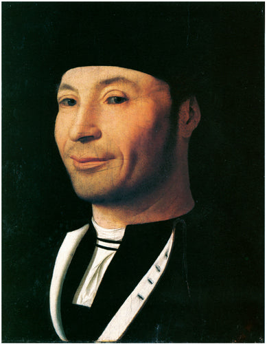 Ritratto d'ignoto marinaio - Antonello da Messina su pregiata carta Amalfi