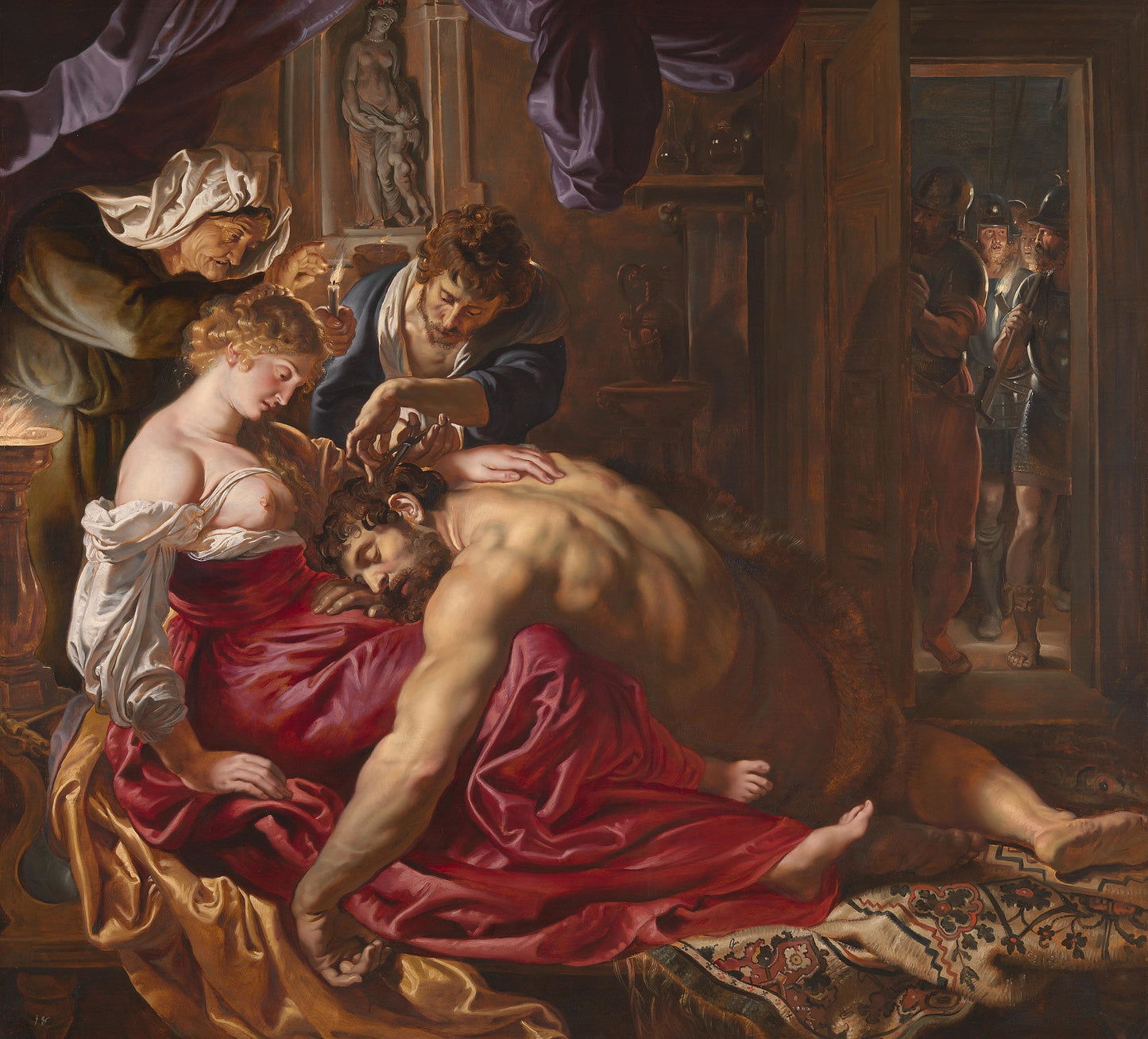 Sansone e Dalila - Peter Paul Rubens su pregiata carta Amalfi