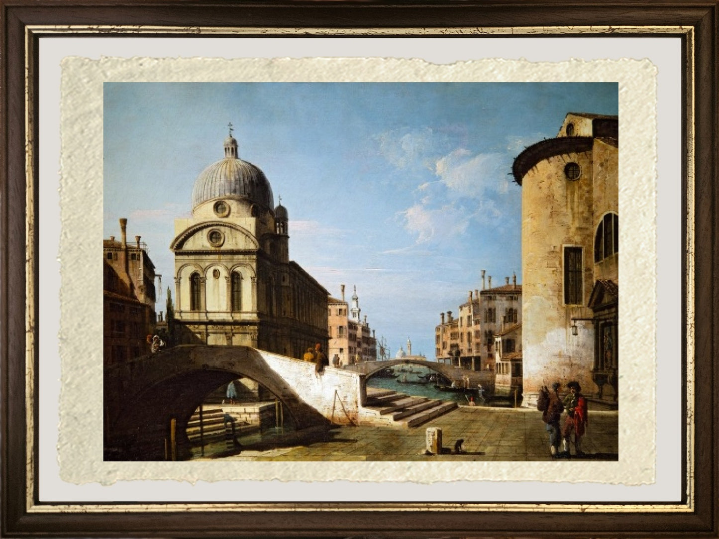 Santa Maria dei Miracoli with part of Santa Maria Nova, Venice - Bernardo Bellotto
