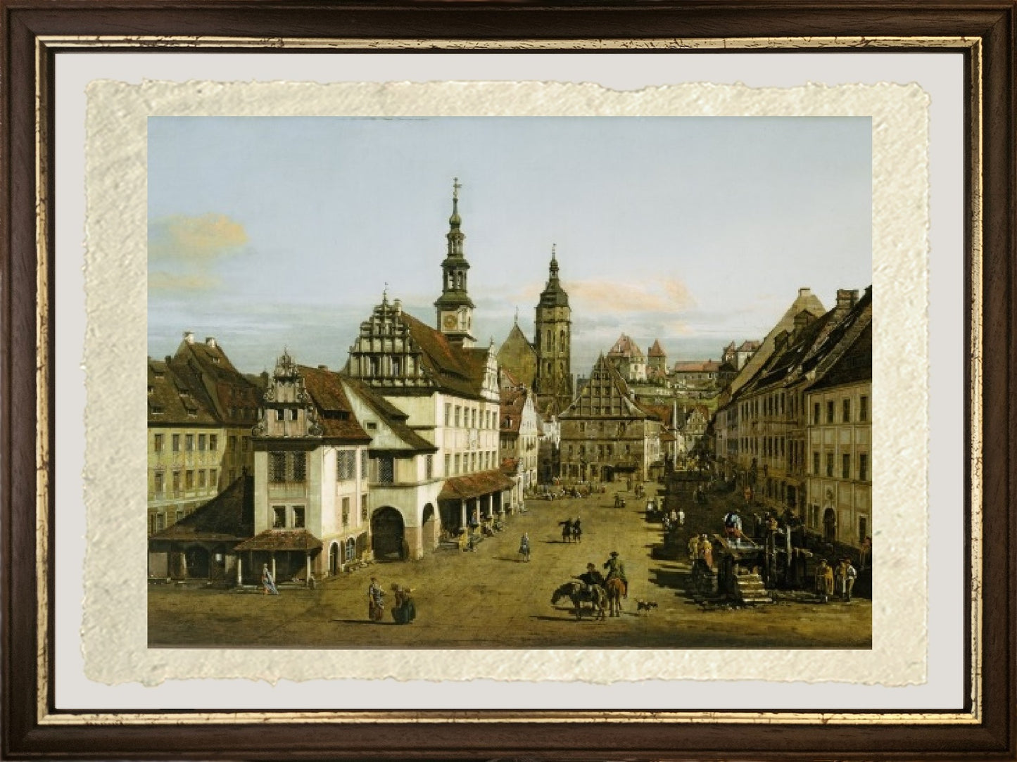 Städtebild (Pirna Market) - Bernardo Bellotto