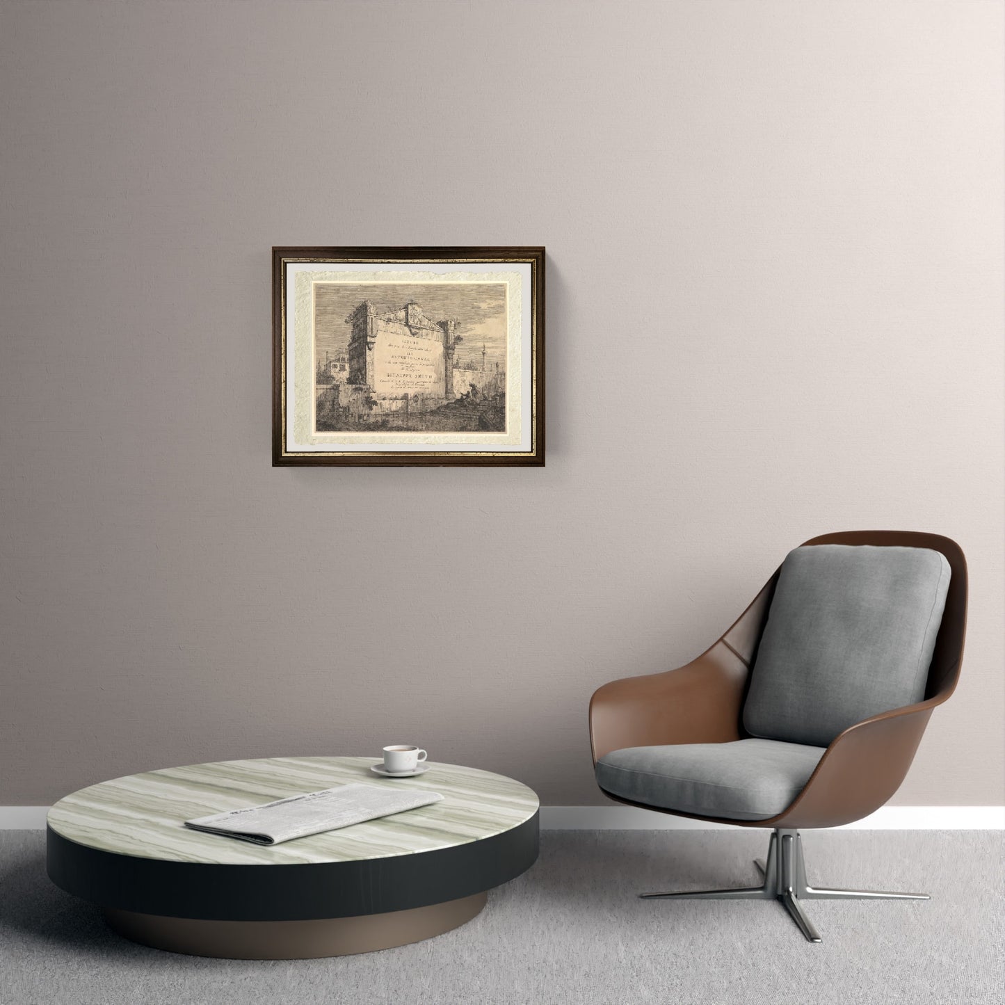 Tavola del titolo di vedute - Giovanni Antonio Canal detto Canaletto