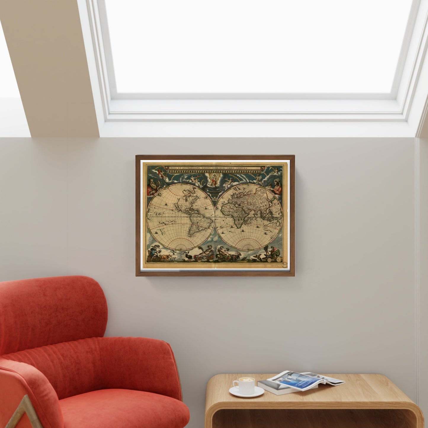 Una nuova mappa del mondo intero - Joan Blaeu