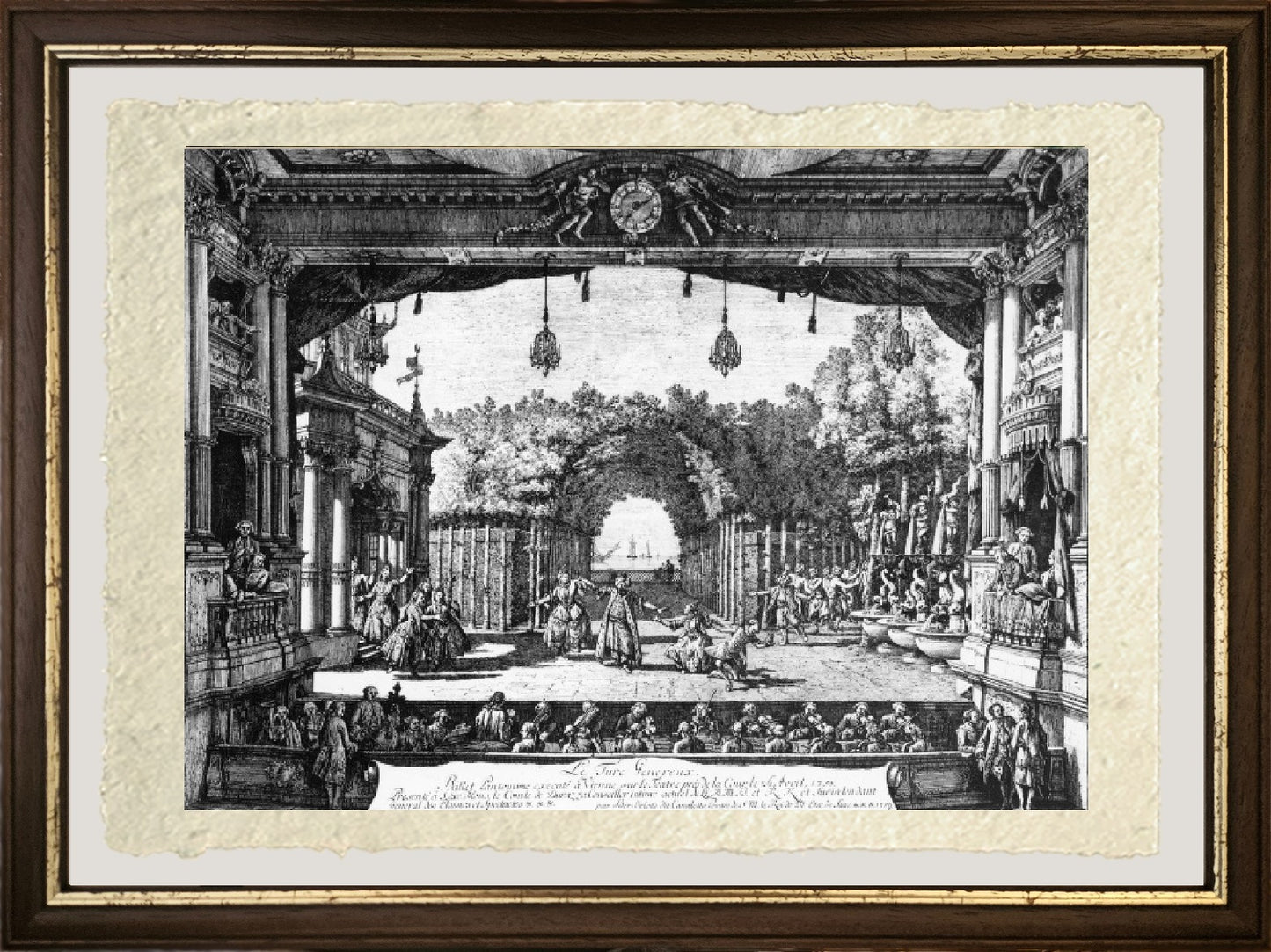 Una rappresentazione di 'Le Turc Genereux' - Bernardo Bellotto