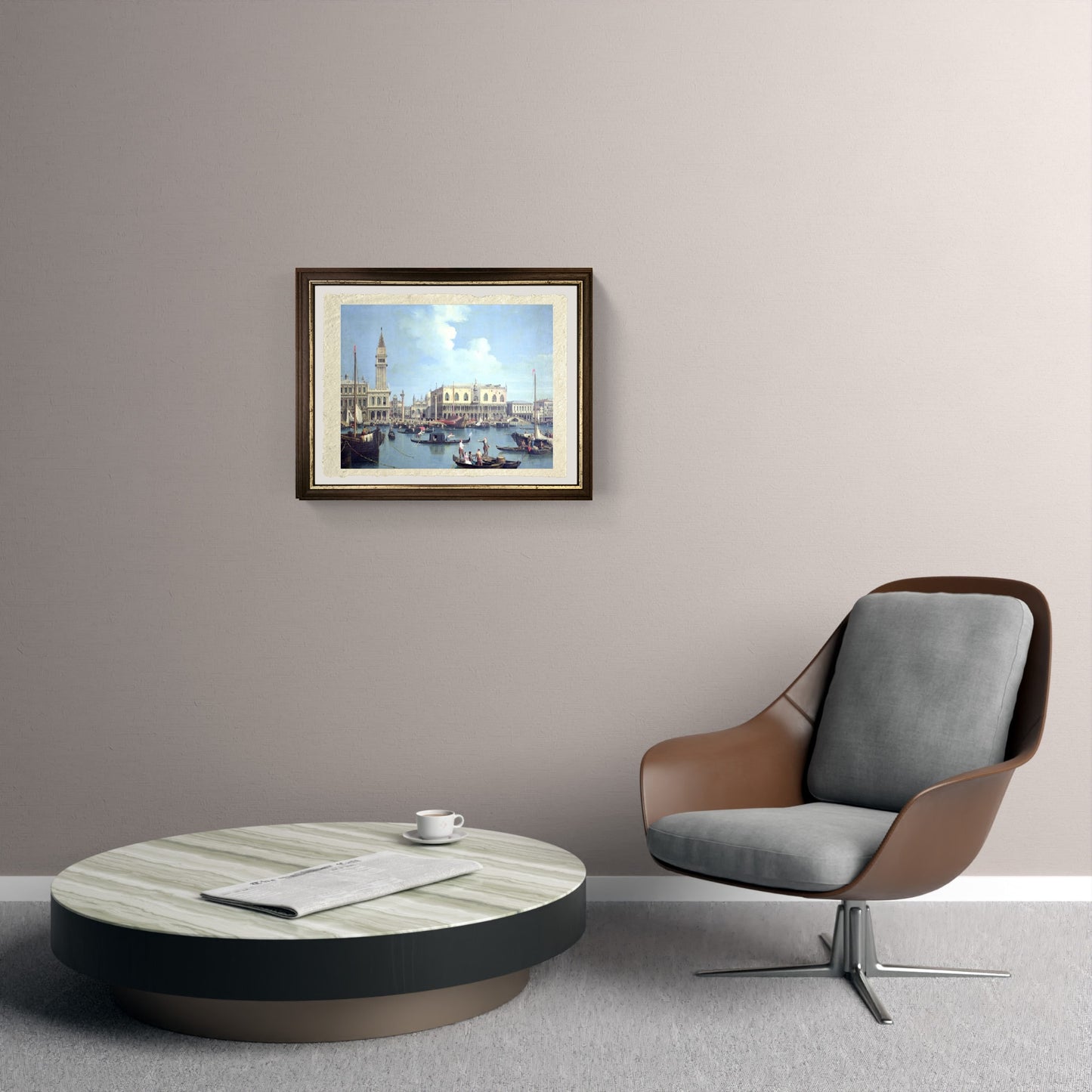 Una vista del Canal Grande - Giovanni Antonio Canal detto Canaletto