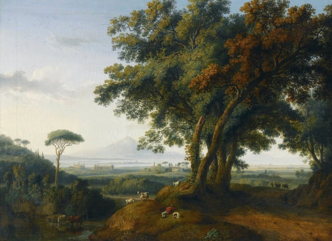 Un capriccio italiano Veduta - Jakob-Philipp Hackert