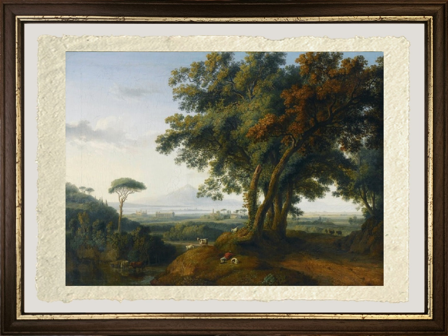 Un capriccio italiano Veduta - Jakob-Philipp Hackert