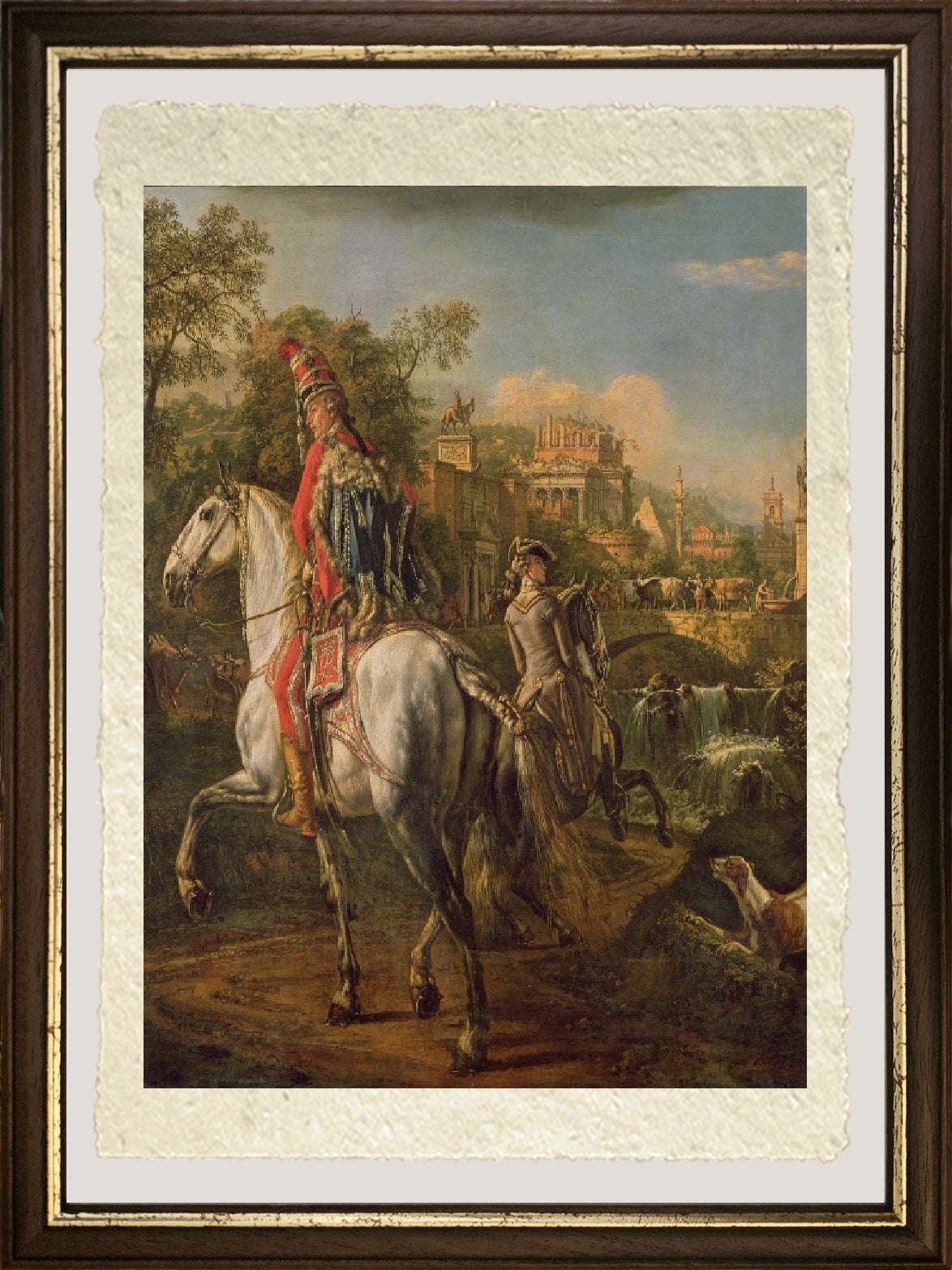 Un ussaro a cavallo, 1773 - Bernardo Bellotto