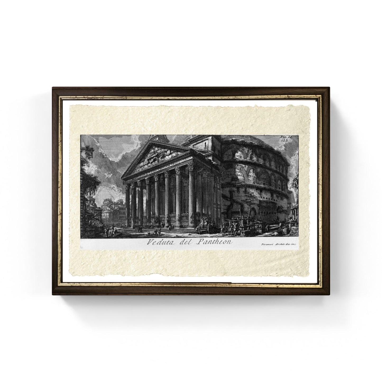 Pantheon, riproduzione di Giovanni Battista Piranesi