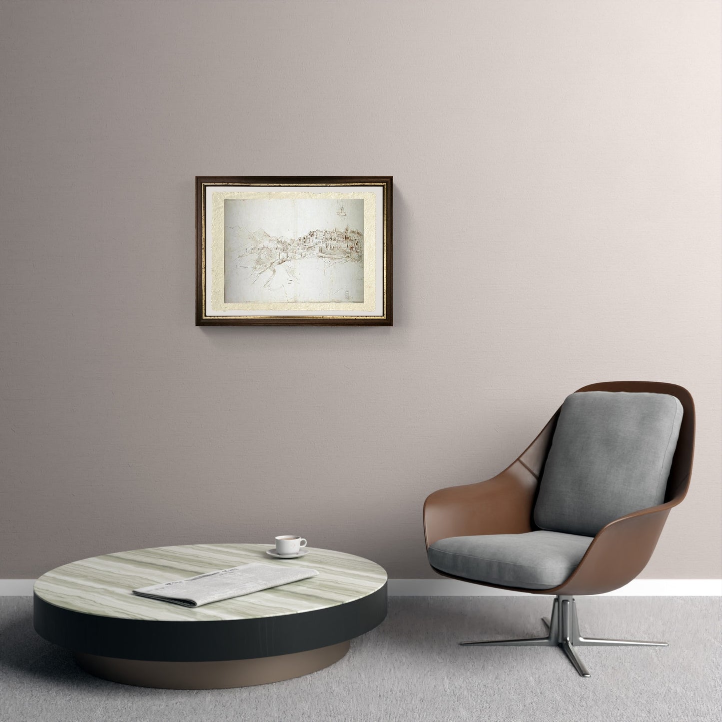 View of Urbino from the Hill of San Donato - Gaspare Vanvitelli - Gaspar van Wittel