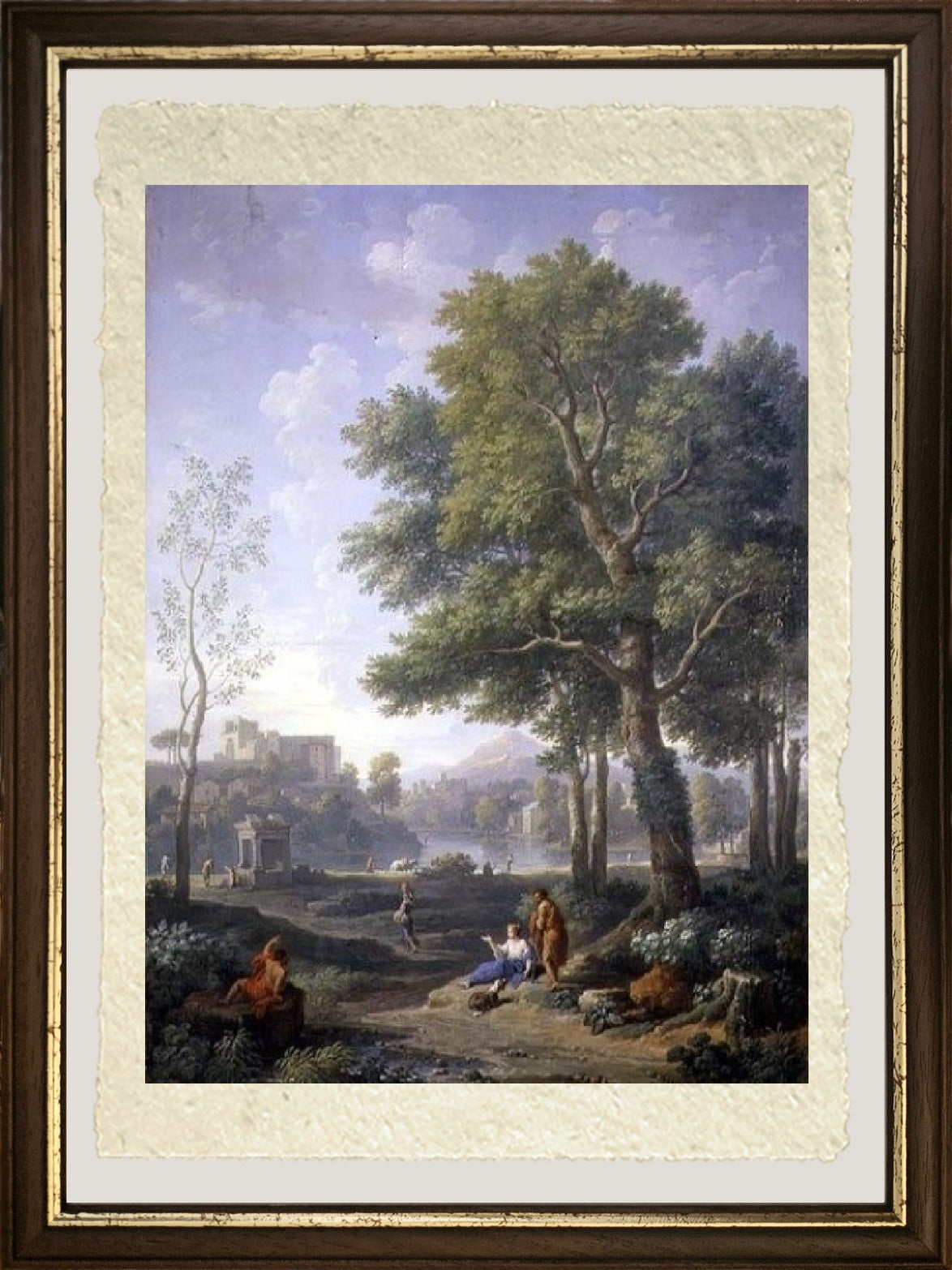 Veduta Capriccio con un belvedere - Jan Frans van Bloemen