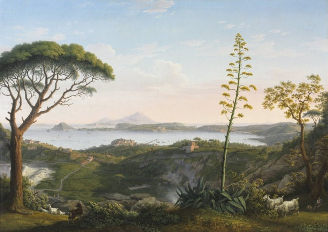 Veduta del Golfo di Pozzuoli da Solfatara - Jakob-Philipp Hackert