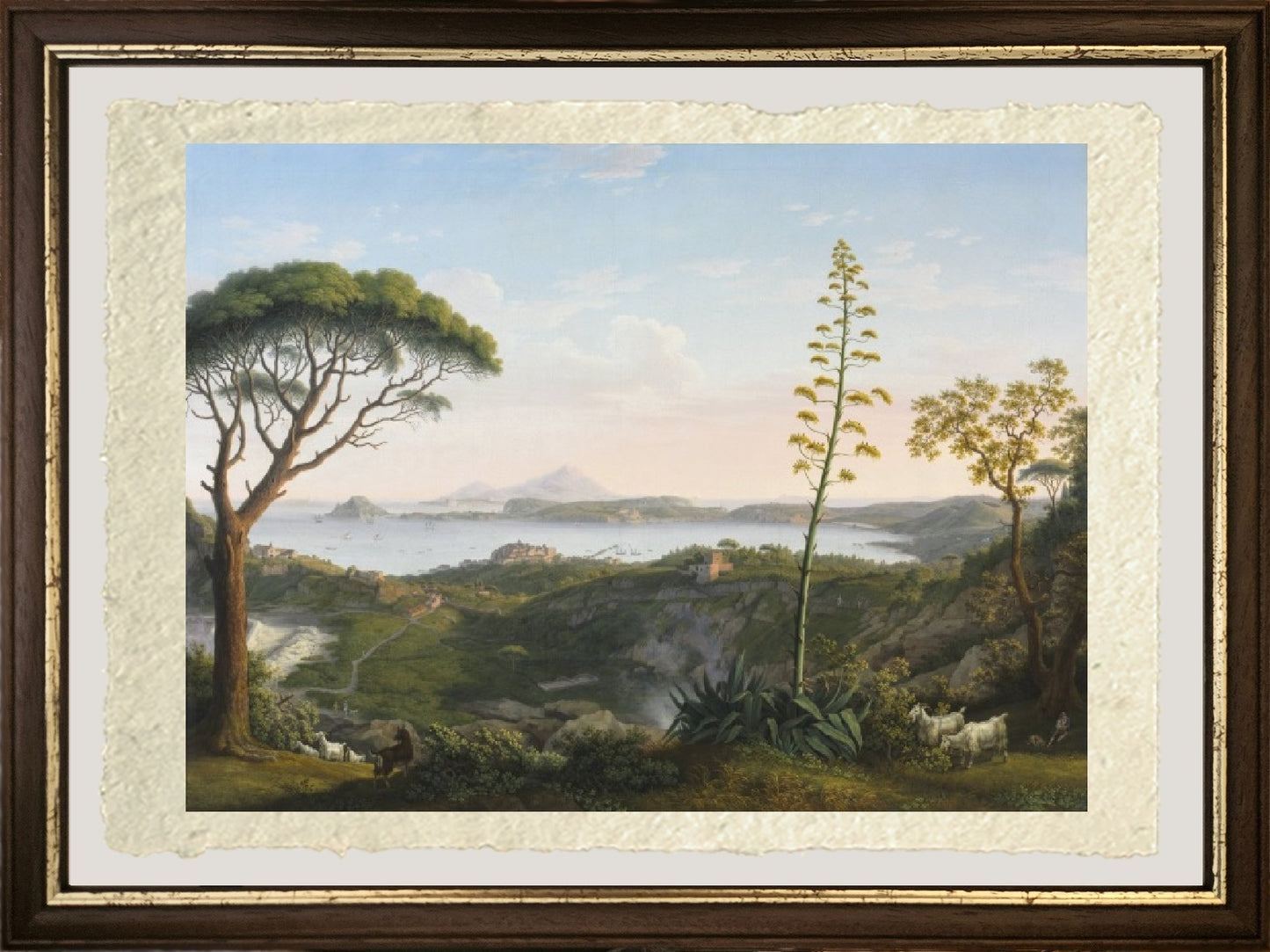 Veduta del Golfo di Pozzuoli da Solfatara - Jakob-Philipp Hackert