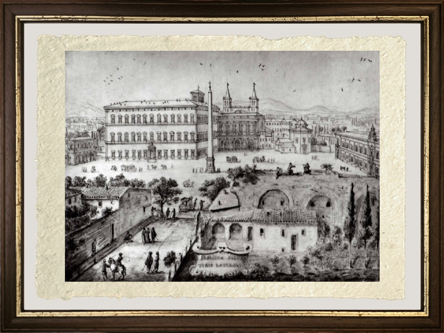 View of Rome with St. Peter's and Castel Sant' Angelo in the Distance, 1685 - Gaspare Vanvitelli - Gaspar van Wittel