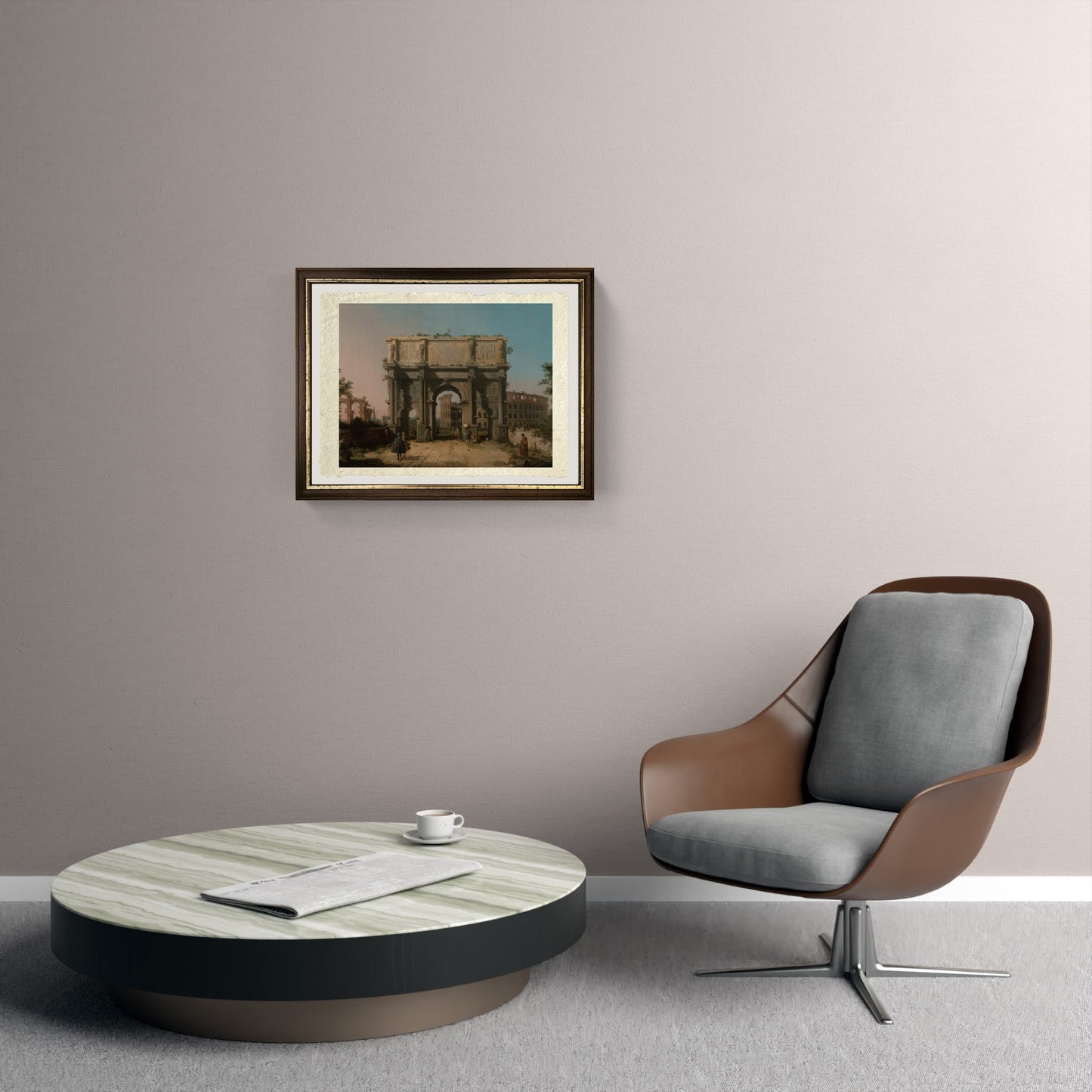 View of Rome with St. Peter's and Castel Sant' Angelo in the Distance, 1685 - Gaspare Vanvitelli - Gaspar van Wittel