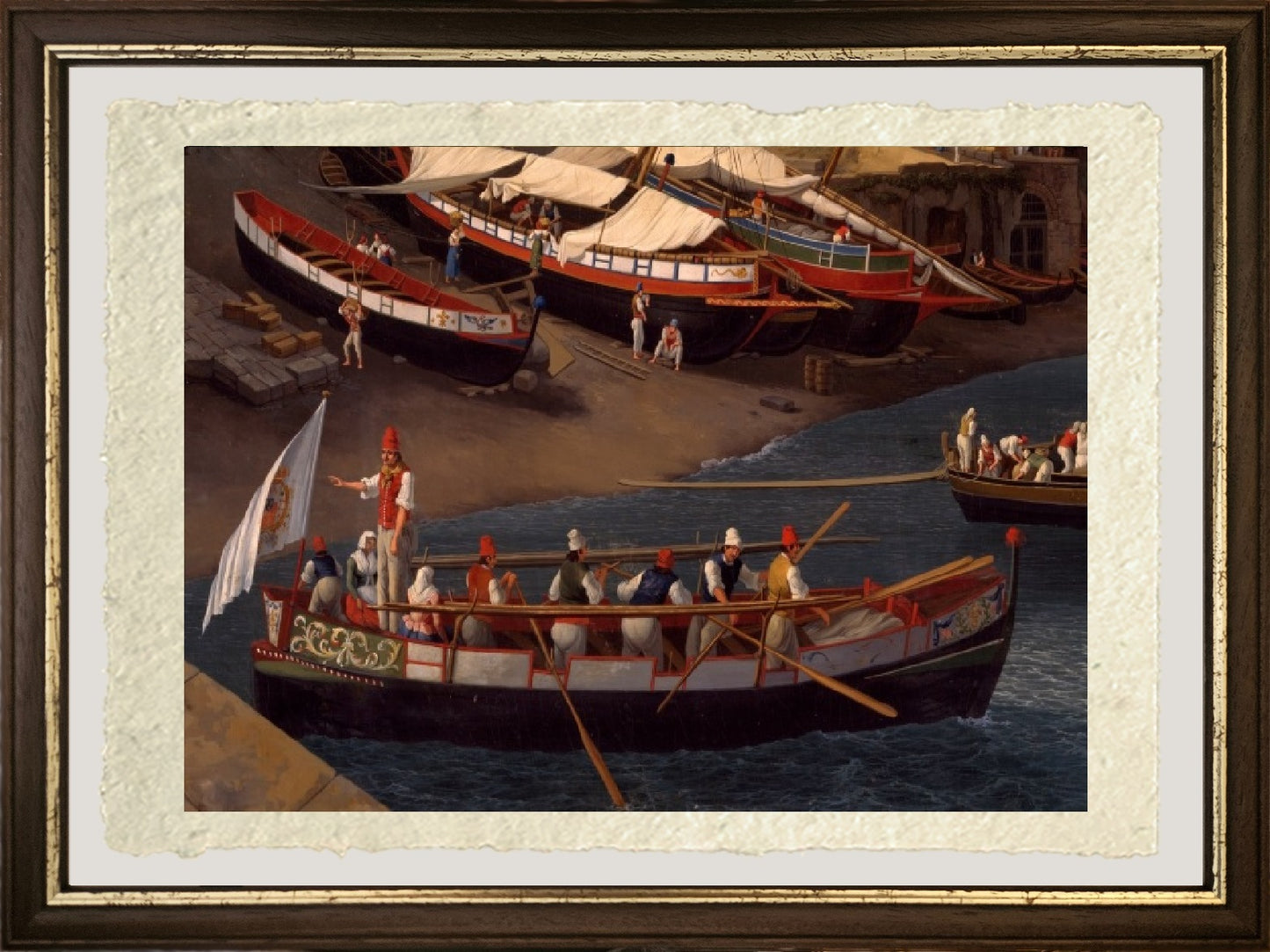 Veduta della Piccola Marina a Sorrento - Jakob-Philipp Hackert
