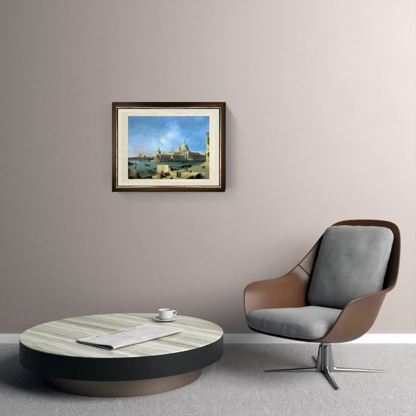 Veduta della Salute dall'ingresso del Canal Grande - Giovanni Antonio Canal detto Canaletto