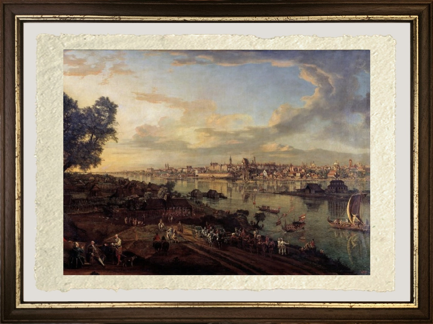 Veduta della città di Varsavia dal sobborgo di Praga - Bernardo Bellotto