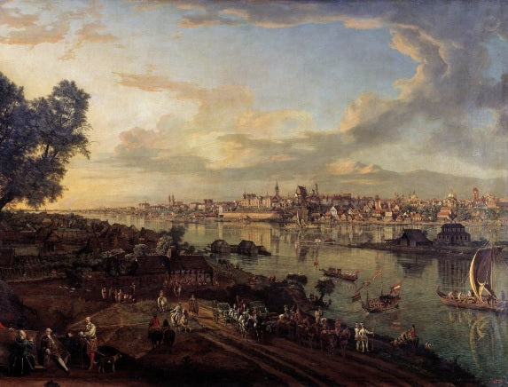 Veduta della città di Varsavia dal sobborgo di Praga - Bernardo Bellotto