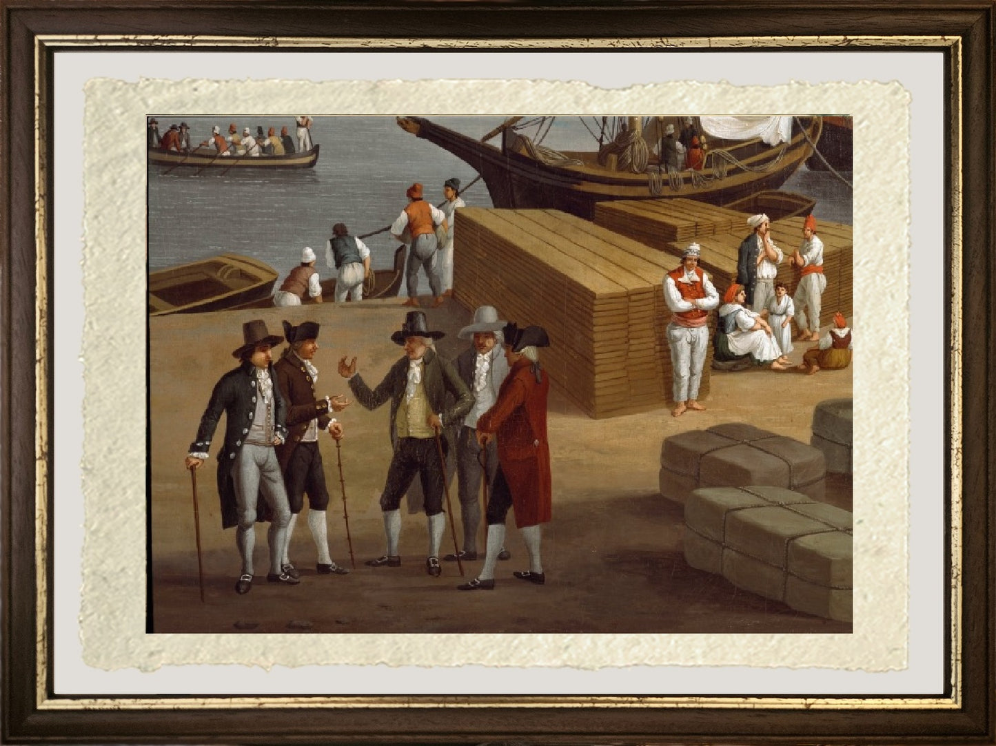 Veduta del porto di Messina in Sicilia - Jakob-Philipp Hackert