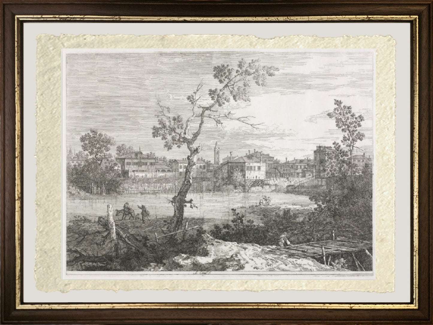 Veduta di Burano - Giovanni Antonio Canal detto Canaletto