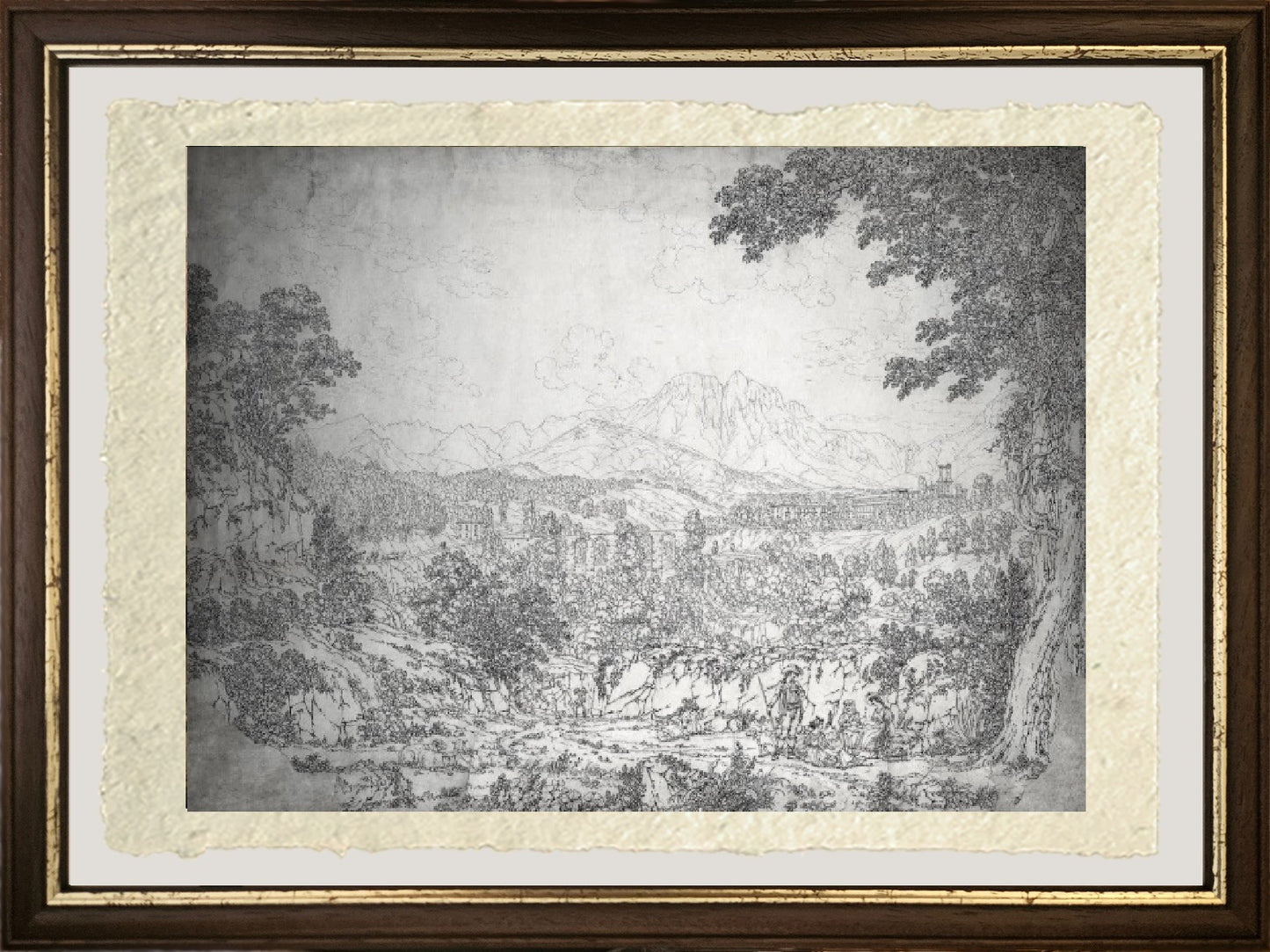 Veduta di Cava dei Tirreni - Jakob-Philipp Hackert