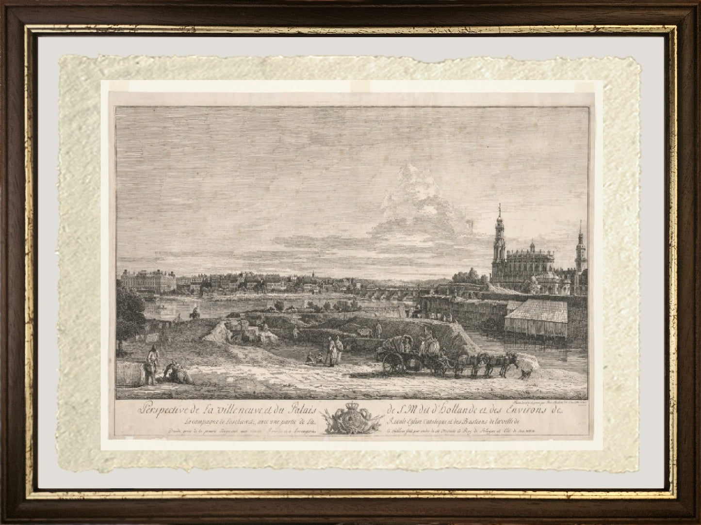 Veduta di Dresda, 1748 - Bernardo Bellotto