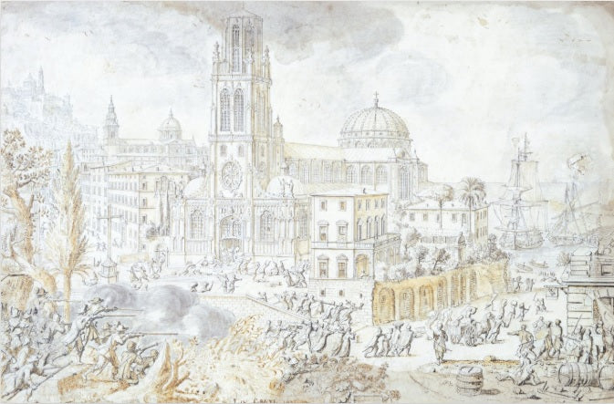 Veduta di Firenze - Lievin Cruyl