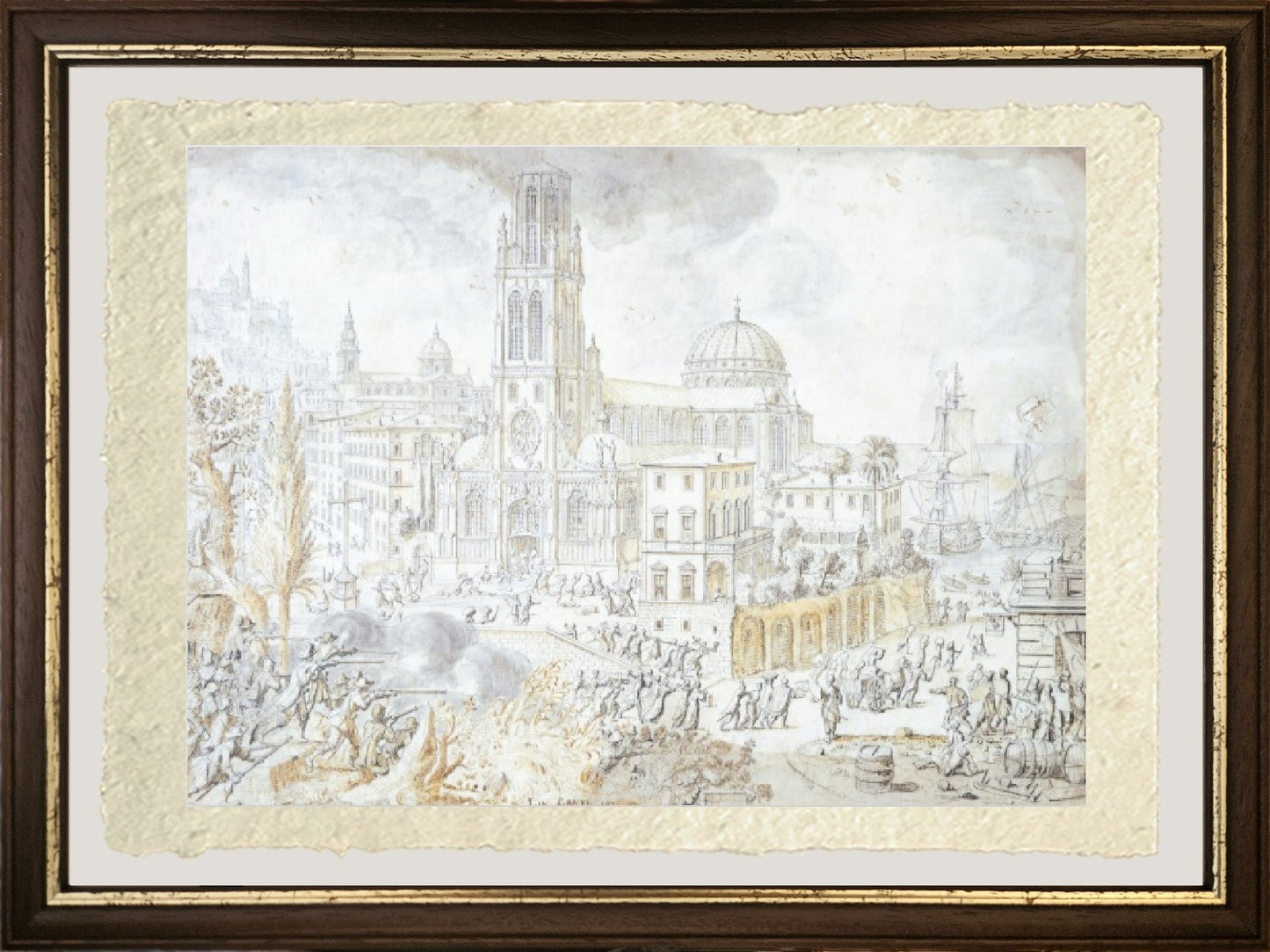Veduta di Firenze - Lievin Cruyl