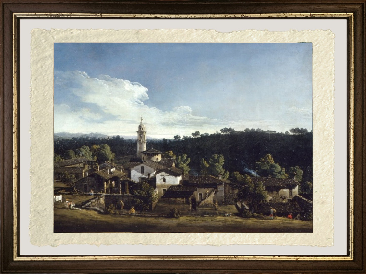 Veduta di Gazzada - Bernardo Bellotto