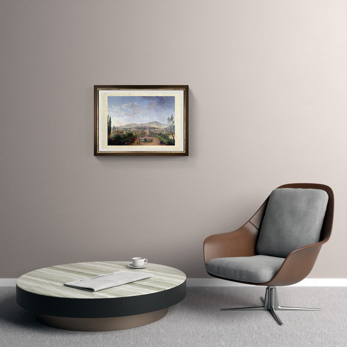 Veduta di Marino, 1719 - Gaspare Vanvitelli - Gaspar van Wittel