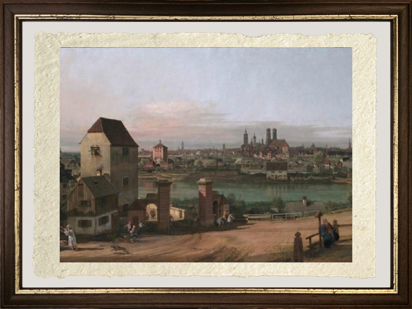 Veduta di Monaco - Bernardo Bellotto