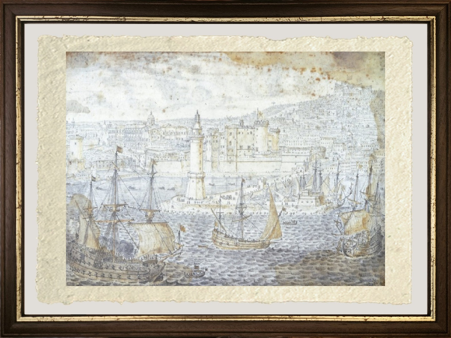 Veduta di Napoli - Lievin Cruyl