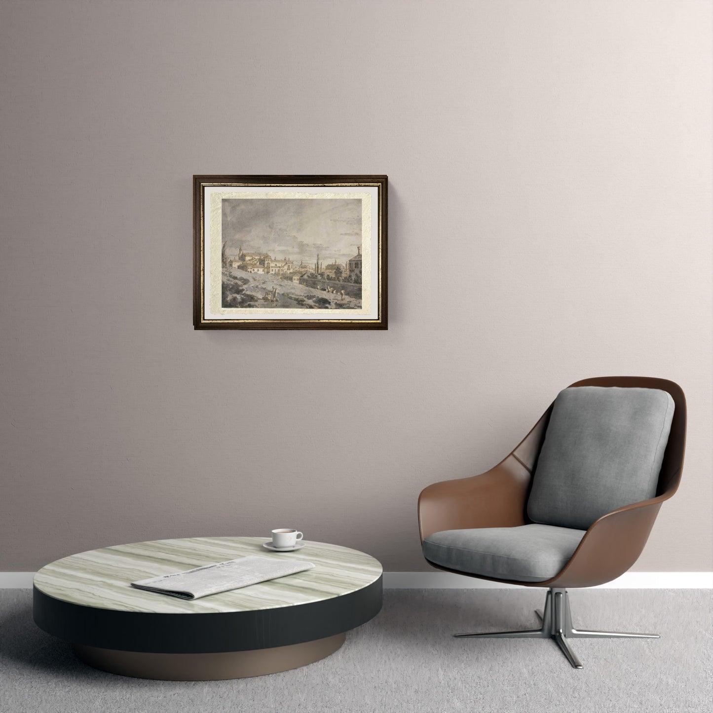 View of Padua outside the walls of the city - Giovanni Antonio Canal known as Canaletto