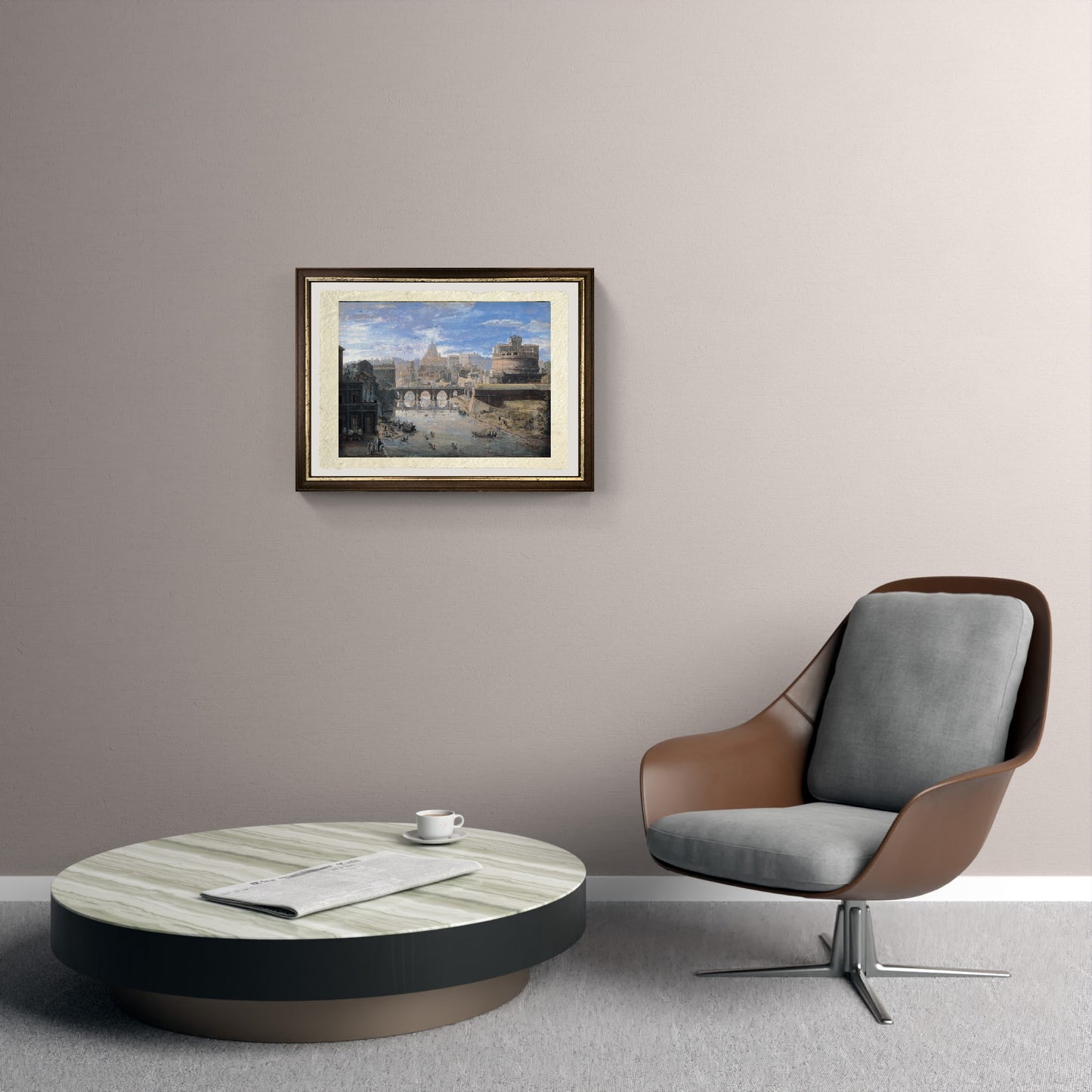 Veduta di Tor di Nona - Gaspare Vanvitelli - Gaspar van Wittel