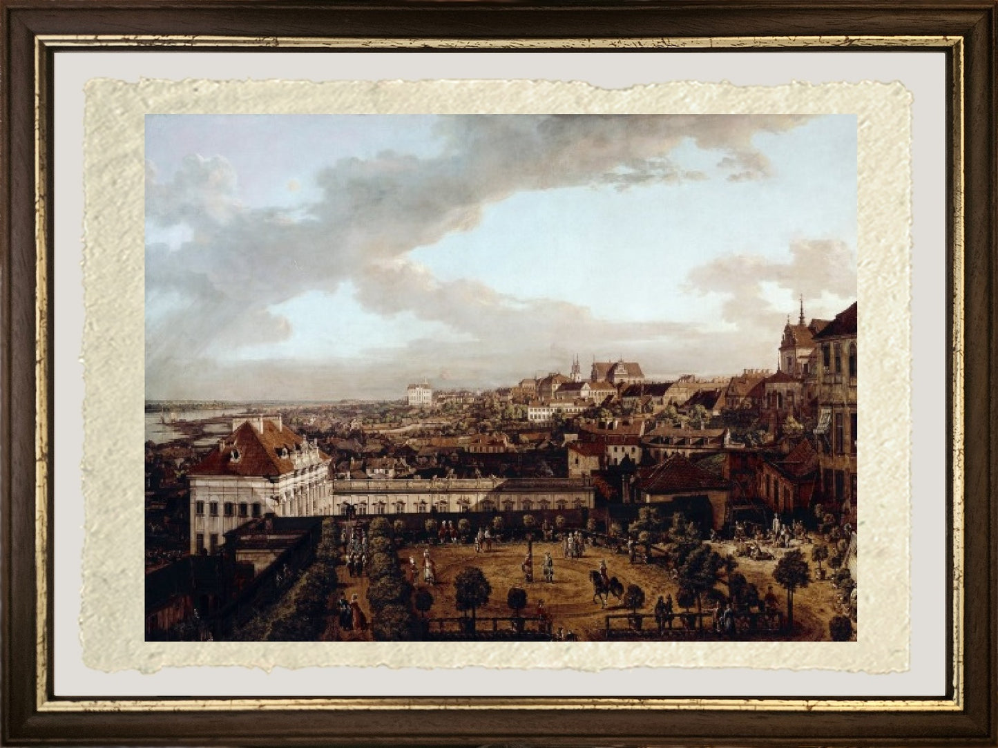 View of Rome with St. Peter's and Castel Sant' Angelo in the Distance, 1685 - Gaspare Vanvitelli - Gaspar van Wittel