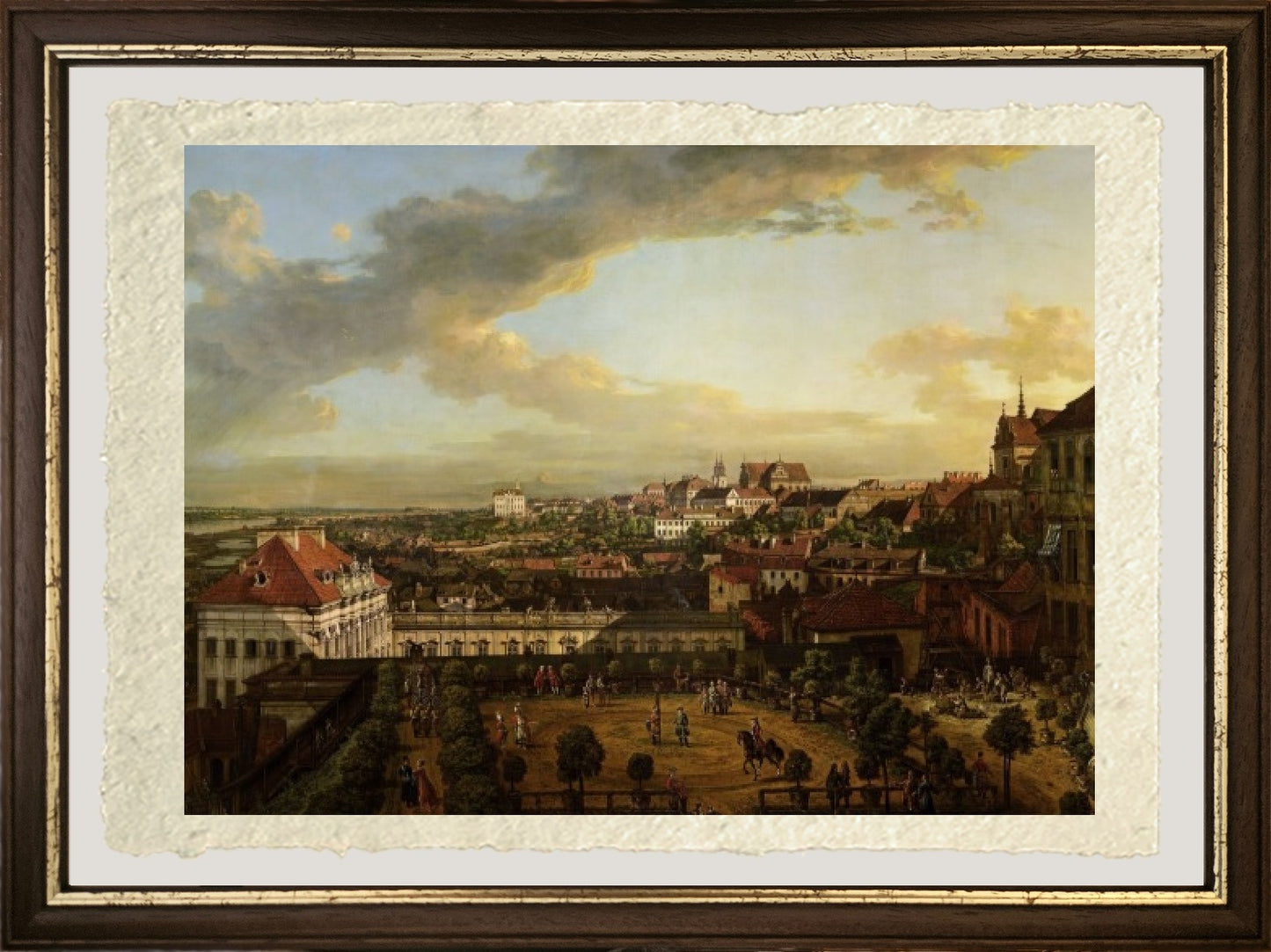 View of Rome with St. Peter's and Castel Sant' Angelo in the Distance, 1685 - Gaspare Vanvitelli - Gaspar van Wittel