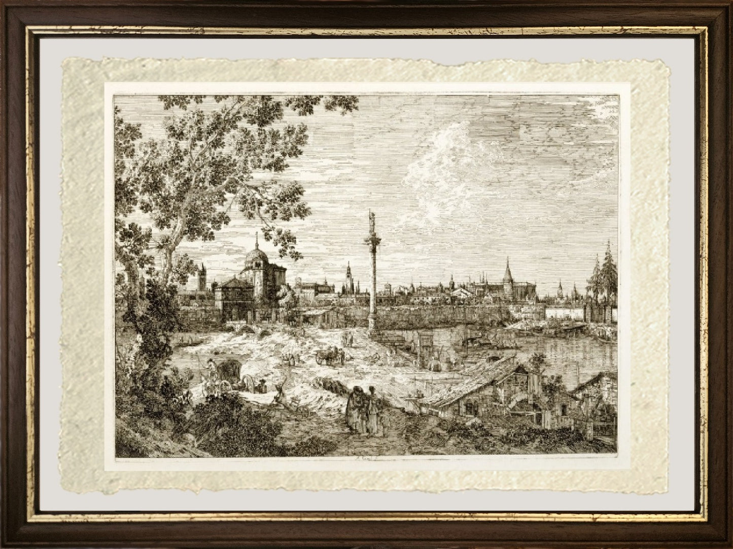 Veduta immaginaria di Padova - Giovanni Antonio Canal detto Canaletto