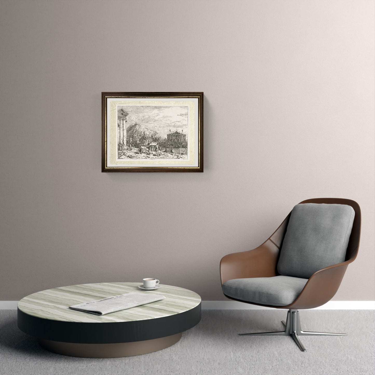 Views: a city beyond a river - Giovanni Antonio Canal, known as Canaletto