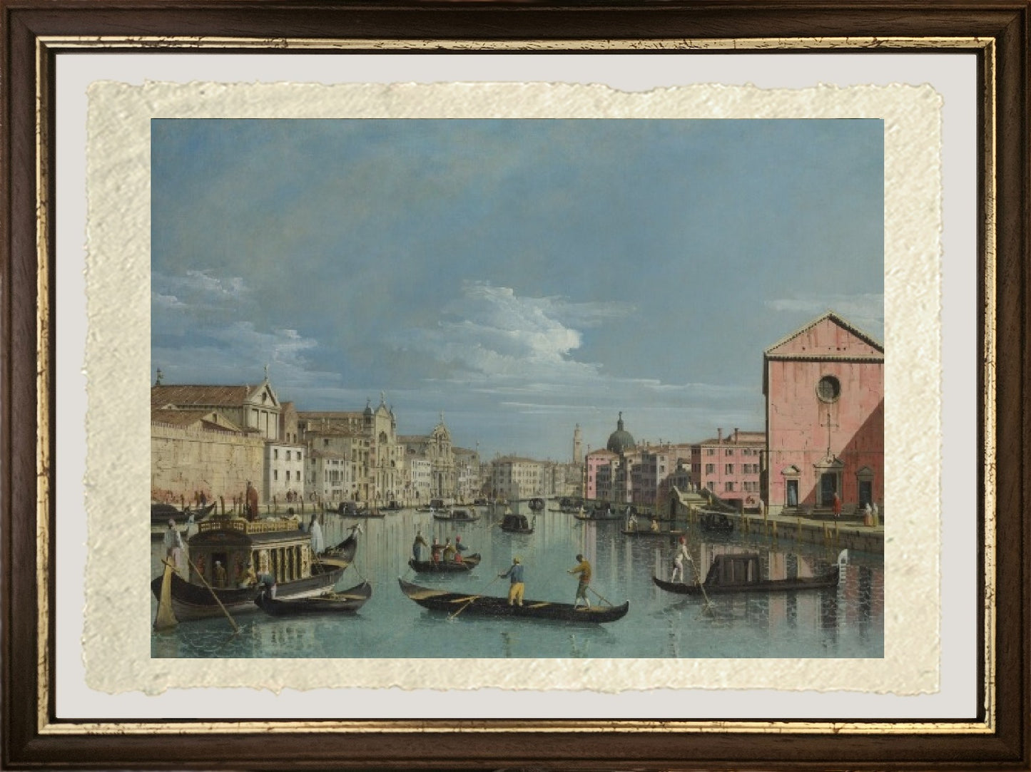 Venezia: Il Canal Grande di fronte a Santa Croce - Bernardo Bellotto