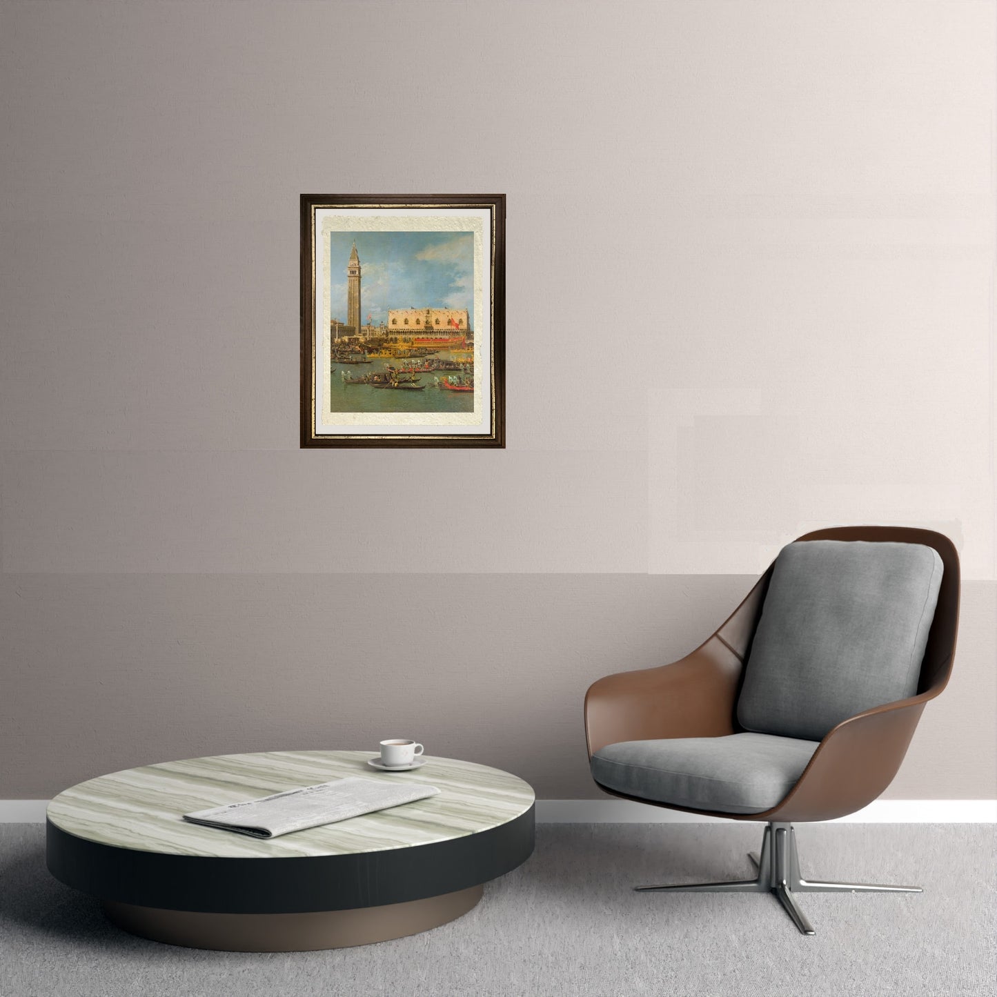 Venezia, con preparativi per il matrimonio del Doge - Giovanni Antonio Canal detto Canaletto