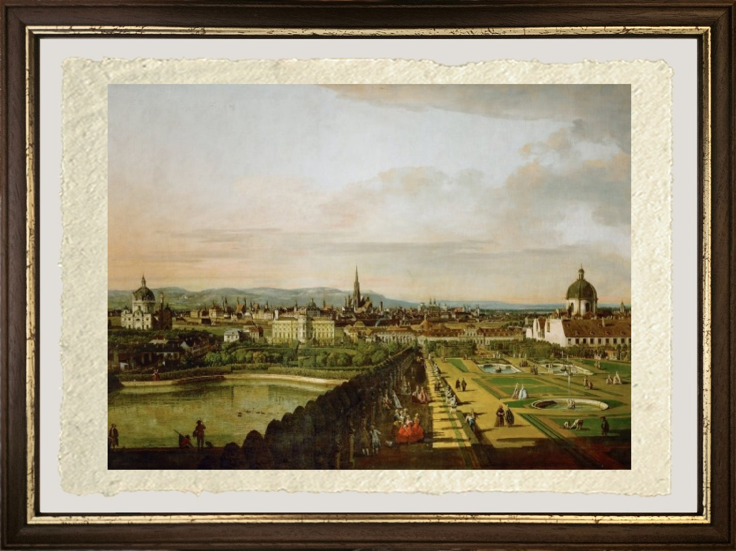 View of Rome with St. Peter's and Castel Sant' Angelo in the Distance, 1685 - Gaspare Vanvitelli - Gaspar van Wittel