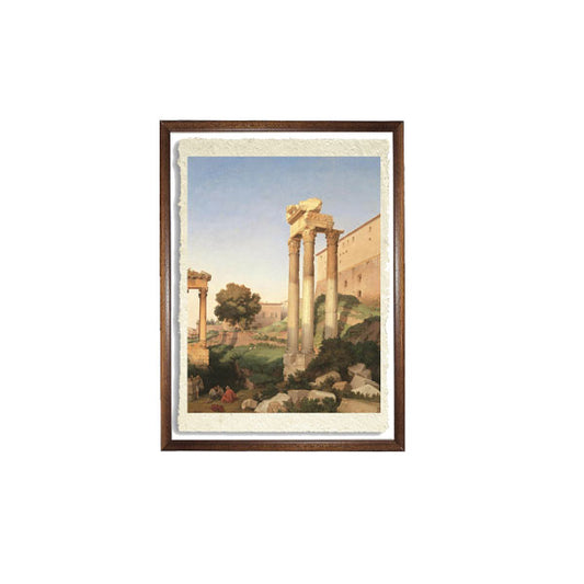 Vista del foro romano (particolare) di Lancelot Theodore Turpin de Crissè