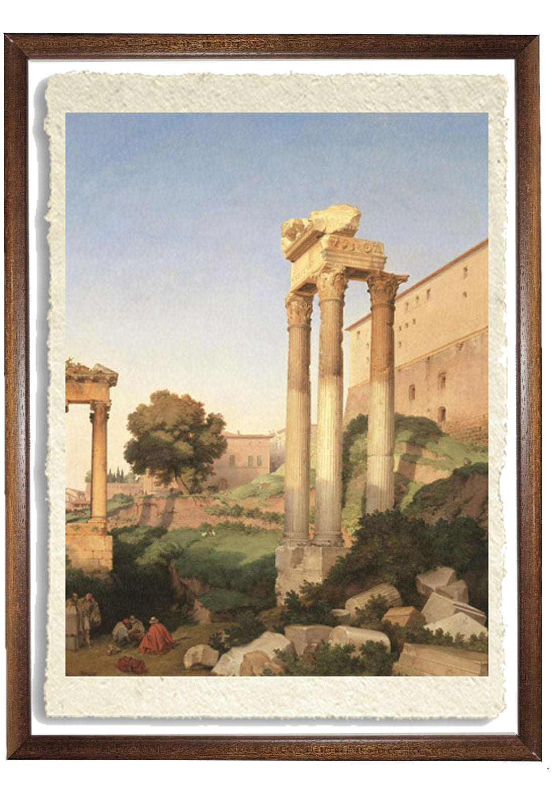View of the Roman forum (detail) by Lancelot Theodore Turpin de Crissè