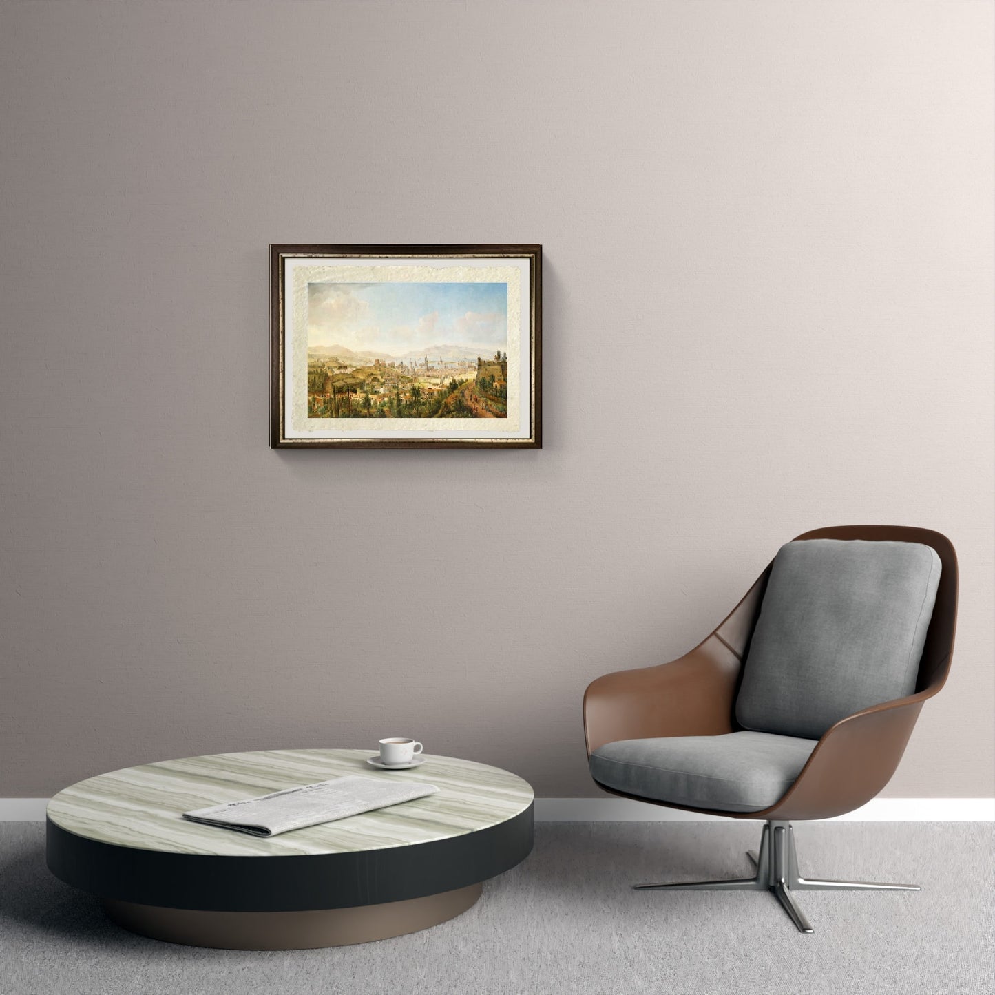 Panoramic view of Messina, Sicily - Gaspare Vanvitelli - Gaspar van Wittel