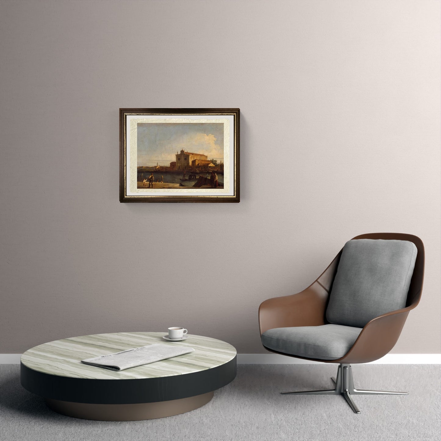 View of the Church of San Giovanni dei Battuti - Giovanni Antonio Canal known as Canaletto