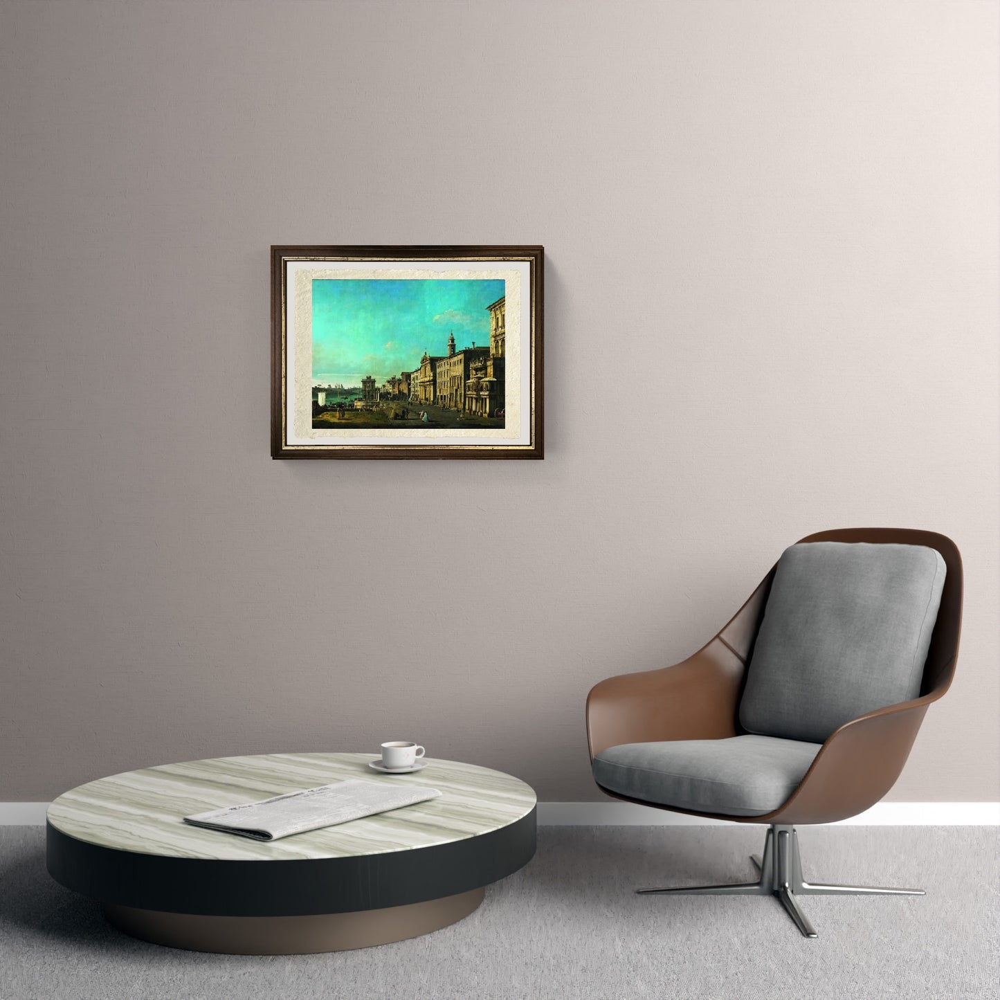 View of Via di Ripetta in Rome - Bernardo Bellotto