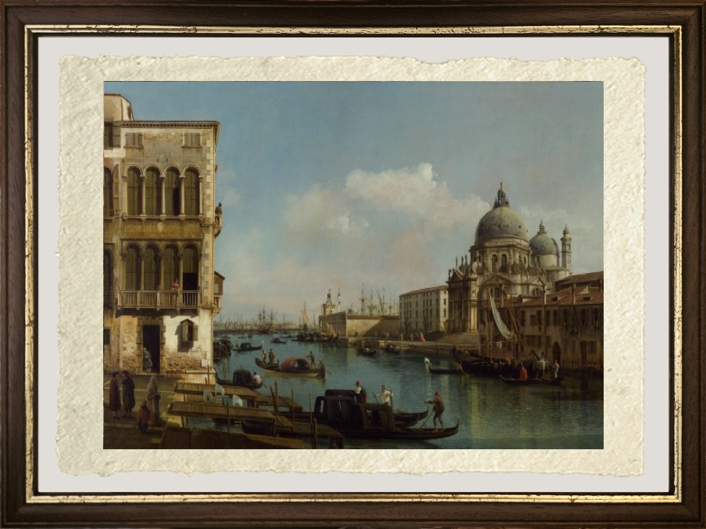 Vista sul Canal Grande: Santa Maria della Salute e la Dogana da Campo Santa Maria Zobenigo - Bernardo Bellotto