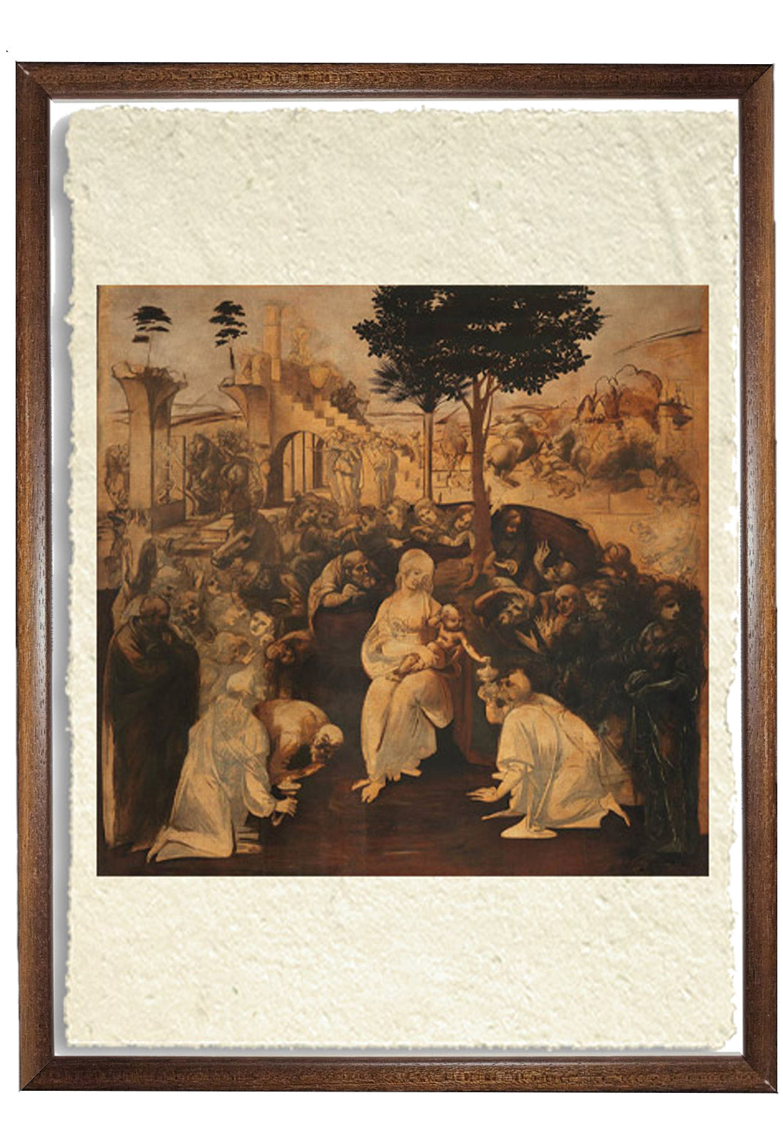 Adoration of the Magi 1481-82 - Leonardo Da Vinci