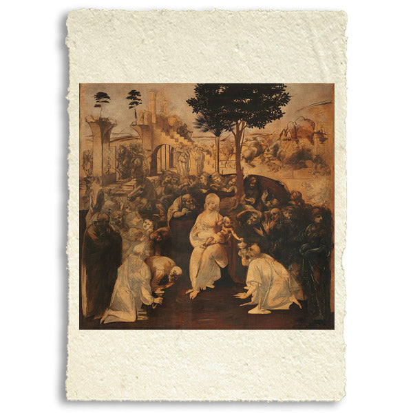 Adoration of the Magi 1481-82 - Leonardo Da Vinci