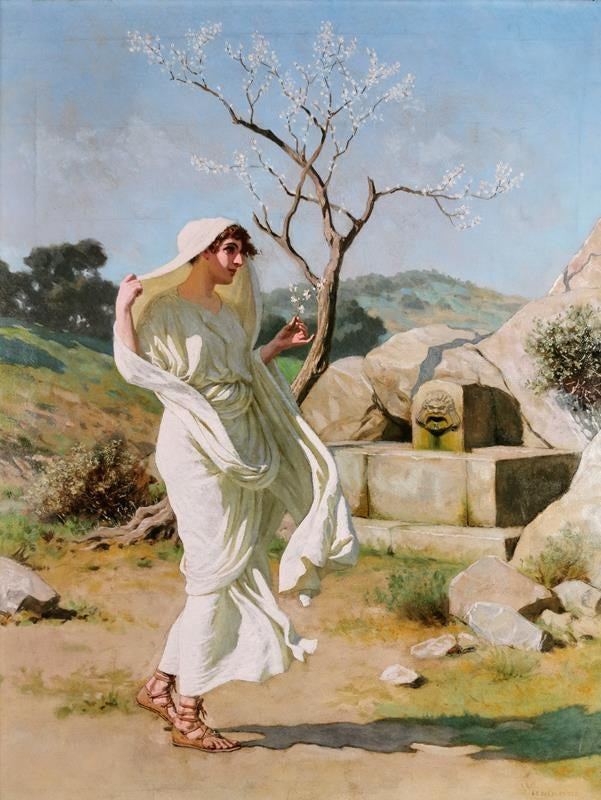 Horace reads in front of Stefano Bakalovich's circle of Maecenas